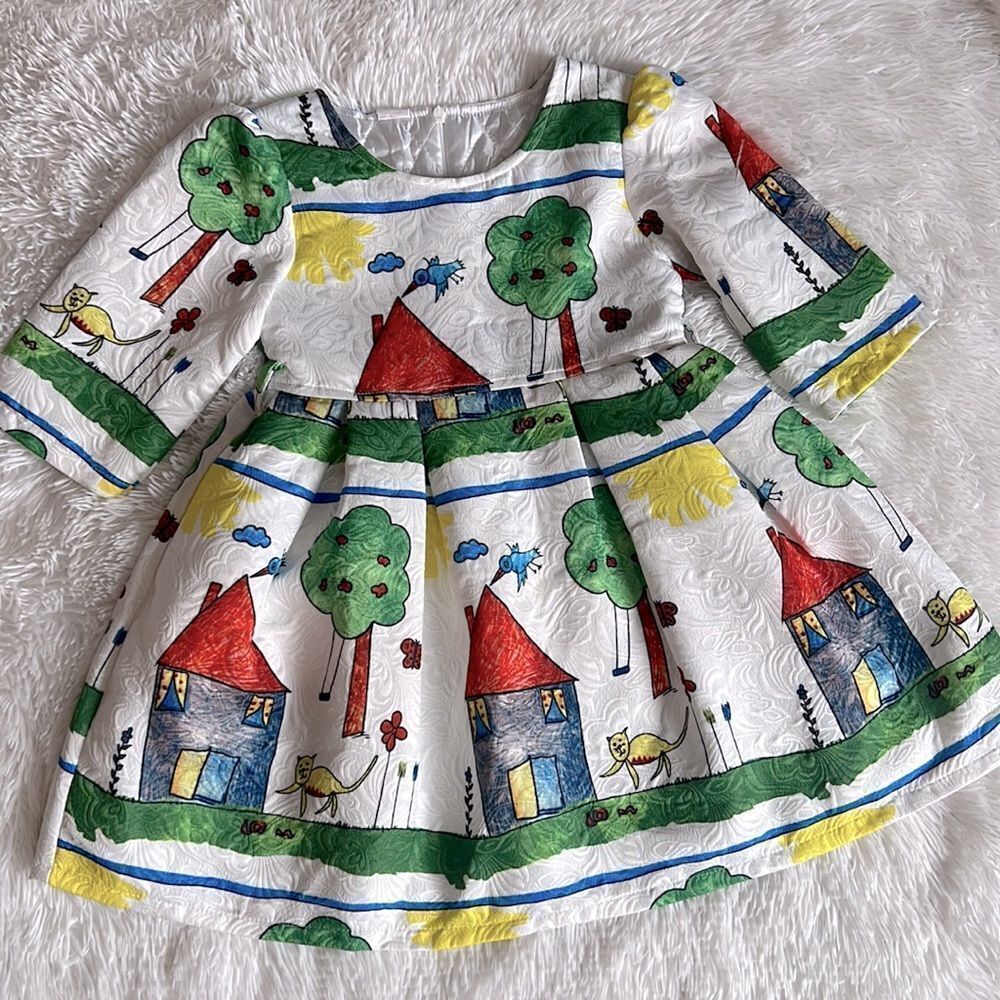 Dress for Little Girl Size 5-6 Years Old